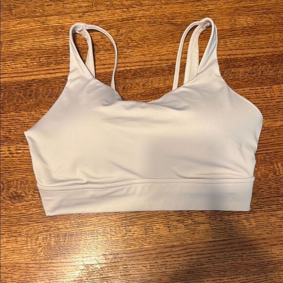 Beige Seamless Sports Bra - Picture 1 of 2
